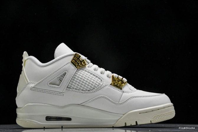 4 Retro Jordan Gold AQ9129-170 Metallic 0907